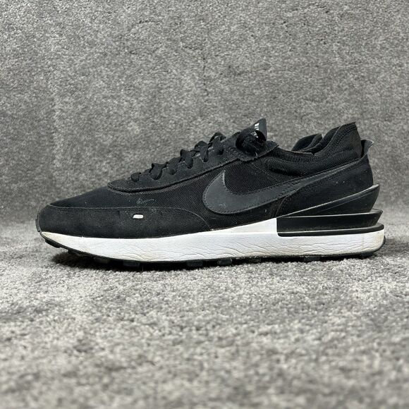 Nike Waffle One DA7995-001 Men\'s Size 13 Black Trail Running Shoes Used main image 6